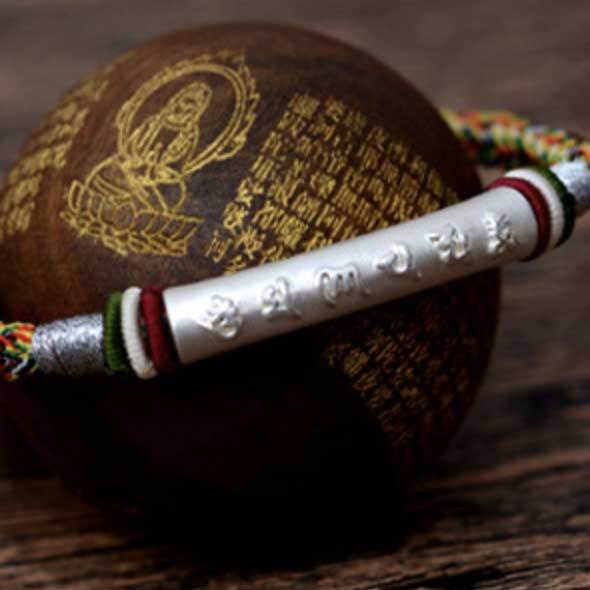 Tibetisches Glücksknotenarmband - Bracelet - TaoTempel