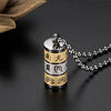 Tibetisches Gebetsrad - Drehende buddhistische Mantra Halskette - Necklace - TaoTempel