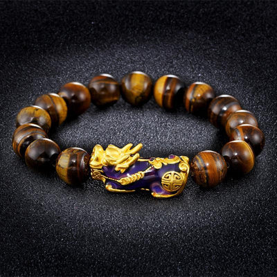 Tigerauge Pixiu Armband - Für Wohlstand - Bracelet - TaoTempel