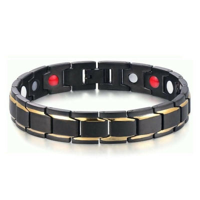 Magnet Therapie Armbänder - Schwarz, Silber, Gold - Bracelet - TaoTempel