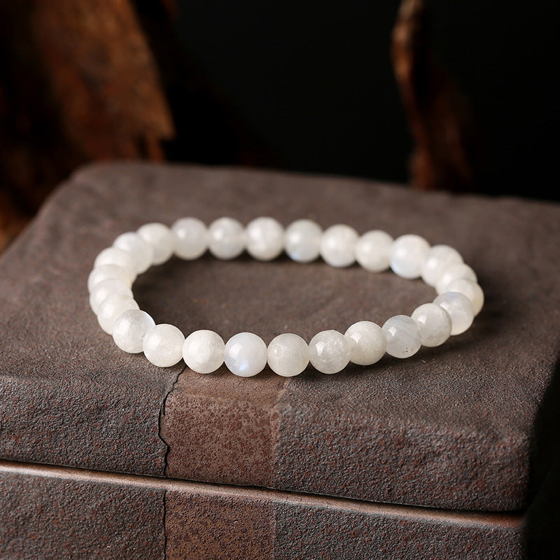 Weißes Mondstein Armband - Für Weibliche Energie - Bracelet - TaoTempel